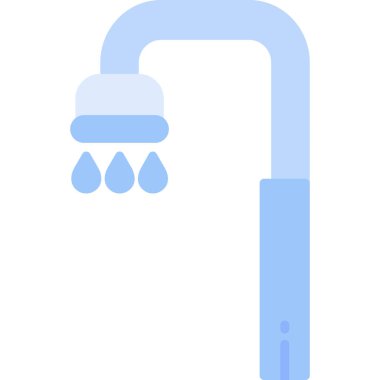 Musluk simgesi vektör illüstrasyonu