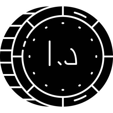 Saat simgesi vektör illüstrasyonu