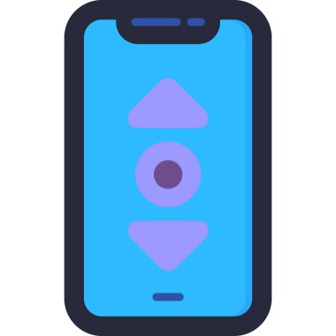 - Telefon. Web simgesi basit illüstrasyon