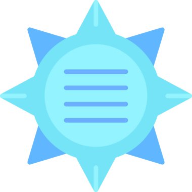 Yıldızın vektör illüstrasyonu