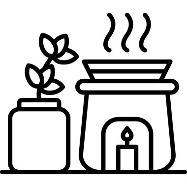 çiçek saksısı bitki simgesi, özet biçimi