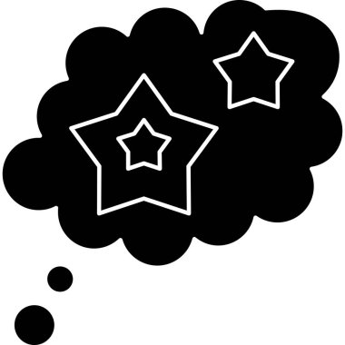 Bir karikatür konuşma baloncuğu simgesinin vektör çizimi