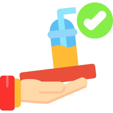 ilaç şişesi ile el