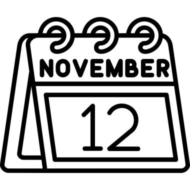 Takvim simgesi tasarımı, vektör illüstrasyonu