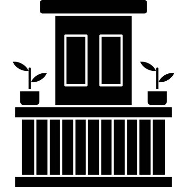 Bitki. Web simgesi basit illüstrasyon