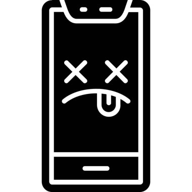 akıllı telefon simgesi vektör illüstrasyonu