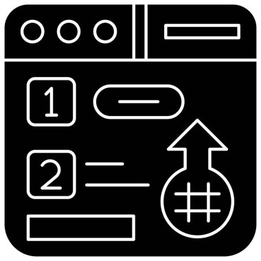 hesap makinesi simgesi, vektör illüstrasyonu