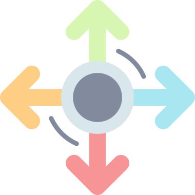 Yön Okları. Basit illüstrasyon