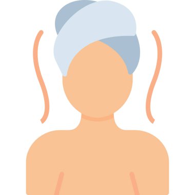 güzellik ve spa vektör simgesi.