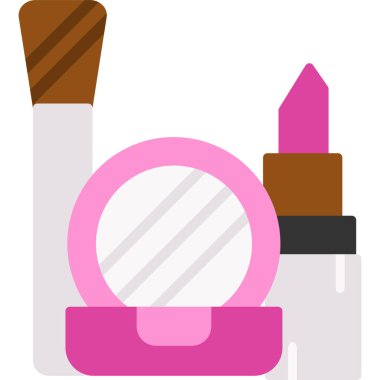 güzellik makyaj rengi simgesi, vektör illüstrasyonu