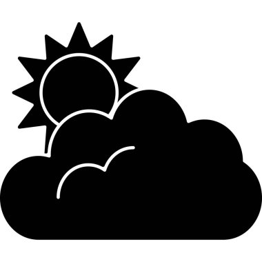 Bulut. Web simgesi basit tasarım