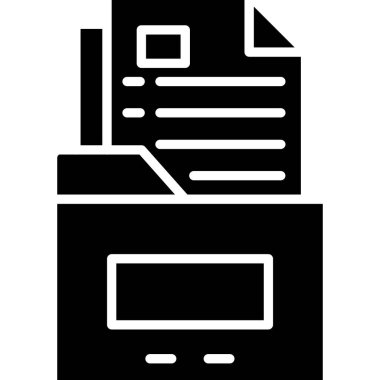 veri depolama vektörü simgesi