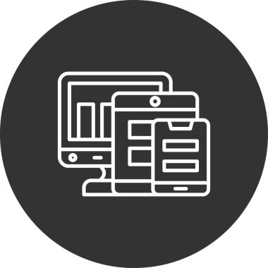 Vektör belgesi Simge illüstrasyonu