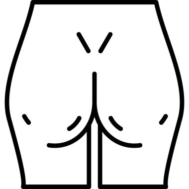 Şort. Web simgesi basit tasarım