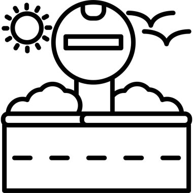 Bulut hava durumu güneş simgesi