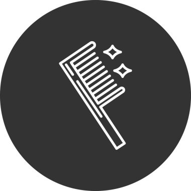 Tarak simge vektör çizim