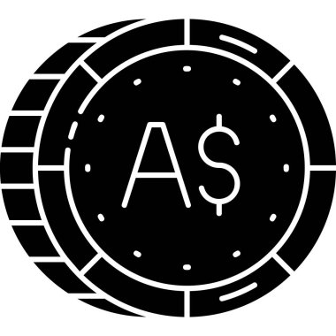 Dolar. Web simgesi basit tasarım