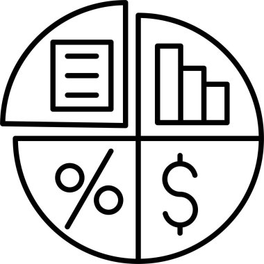 Çizelge. Web simgesi basit illüstrasyon