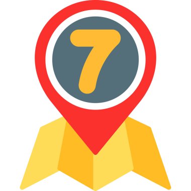 Harita işaretleyici. vektör illüstrasyonu