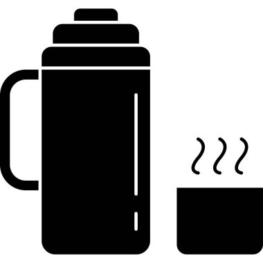 Kahve fincanı ikonu. vektör illüstrasyonu