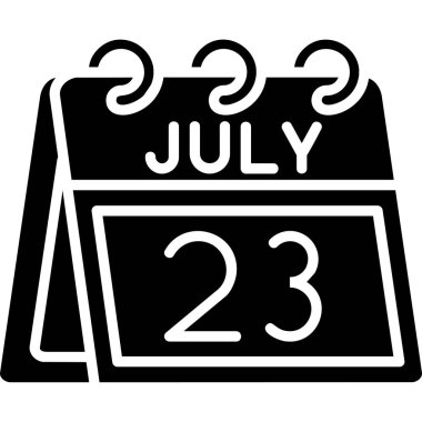 Takvim simgesi, vektör çizimi