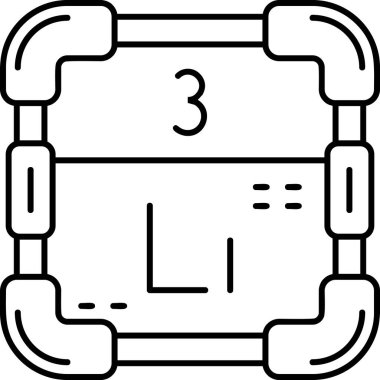 Çizgi film simgesinin vektör çizimi