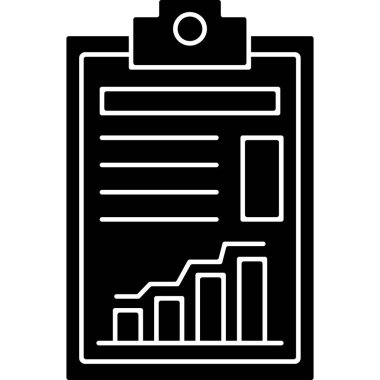 İş ve finans simgesinin vektör illüstrasyonu