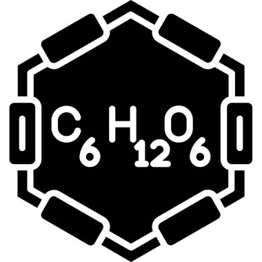 Kimyasal simge vektör çizimi