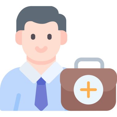 iş vektörü renk çizgisi simgesi