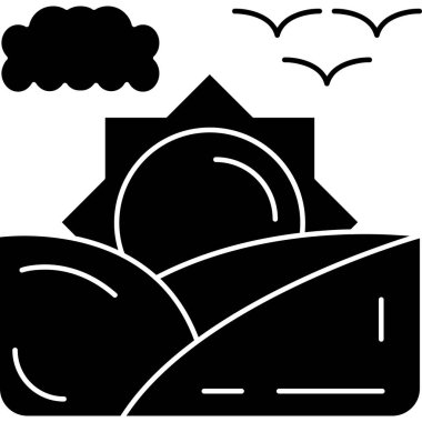 Bir evin vektör illüstrasyonu