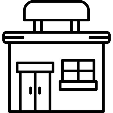 mağaza simgesi taslak biçiminde