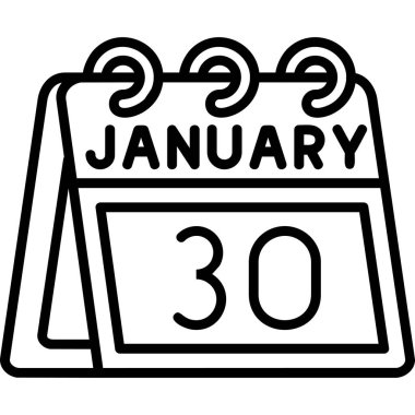 Takvim simgesi tasarımı, vektör illüstrasyonu