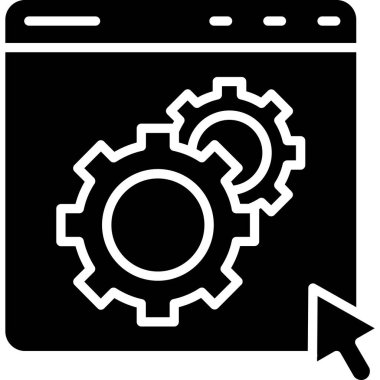 ayar simgesi somut biçiminde ayarlanıyor