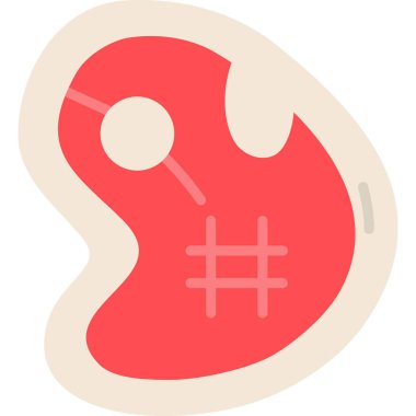 Midem. Web simgesi basit illüstrasyon