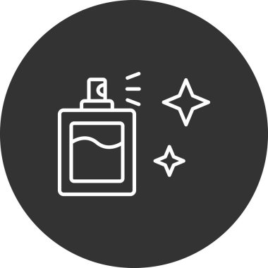 Güzellik ve moda simgesinin vektör çizimi