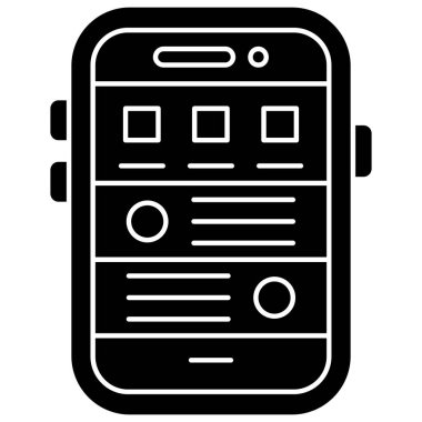 cep telefonu simgesi, basit biçim