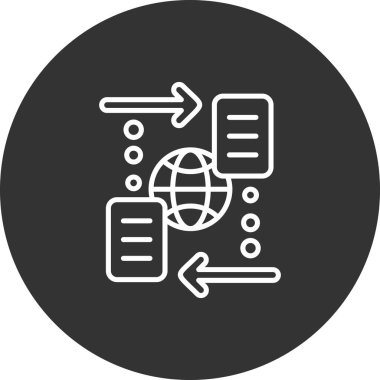 seo modern simgesinin vektör illüstrasyonu