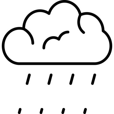 bulut yağmuru simgesi