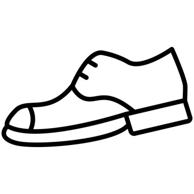 ayakkabı ikonu vektör illüstrasyonu