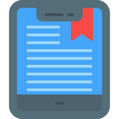 ileti vektörü düz renk simgesi