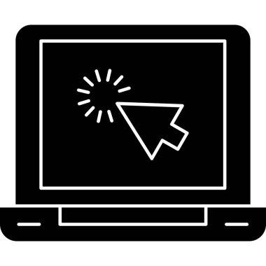 bilgisayar simgesi vektör illüstrasyonu