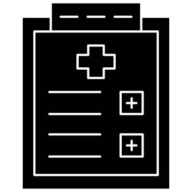 Pano simgesi. Web için tıbbi vektör simgelerinin özet çizimi