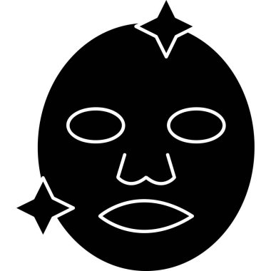 Maskeli bir adamın vektör simgesi