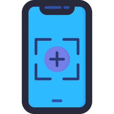 akıllı telefon simgesi vektör illüstrasyonu