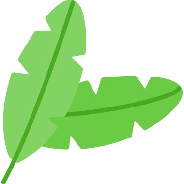 Yaprak bitkisi simgesi düz stil