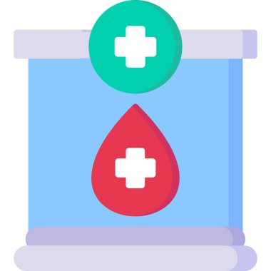 kan şişesi vektör simgesi