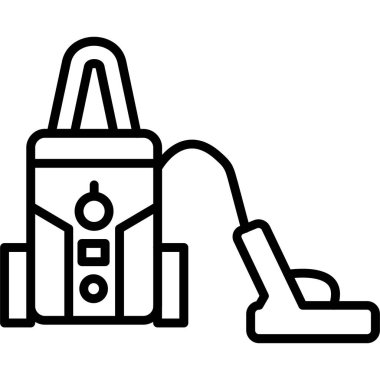 temizlik fırçası temizleme simgesi, özet biçimi