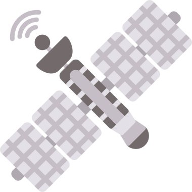 uydu anten simgesi, vektör illüstrasyonu