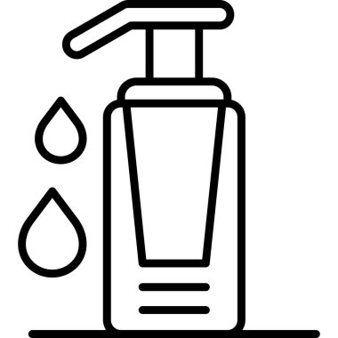 Duş. Web simgesi basit illüstrasyon