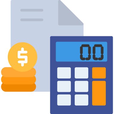 Hesap makinesi ve madeni paralar, finans kavramı